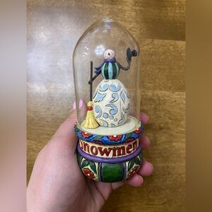 Jim Shore Heartwood Creek Snowman in Glass